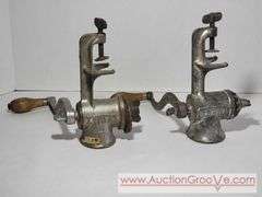 Two Meat Grinders. Universal and Climax. XCS