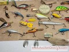 Fishing Lures. Plus 4 empty Rapala boxes. XCS