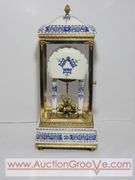 Hettich Mantel Clock. 8 x 5 x 17.5. Back glass missing. XED