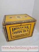 Hostess Pan Fried Japan Tea Box. 14.5 x 11.5 x 11. XSJ