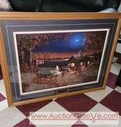 Evening Serenity Limited Edition Print by Jim Hansel. Signed and numbered 3897/9900. 39 x 29.