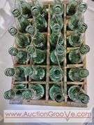 Vintage Drink Coke Wooden 24 Bottle Crate with 24 Bottles. XAB