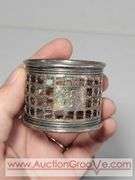 Sterling Silver Napkin Rings. Total Weight 50.3g. XCS
