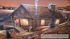 Evening Serenity Limited Edition Print by Jim Hansel. Signed and numbered 3897/9900. 39 x 29.
