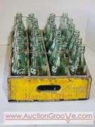 Vintage Drink Coke Wooden 24 Bottle Crate with 24 Bottles. XAB