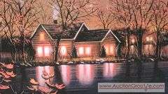 Evening Serenity Limited Edition Print by Jim Hansel. Signed and numbered 3897/9900. 39 x 29.