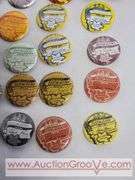 Oktoberfest 42 FestMaster Buttons and 10 Riverfest Commodore Buttons. XCS