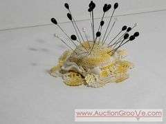 Vintage Hat Pins with Pin Cushion. XCS