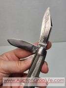 Hammer Brand Pocket Knife with 2 Blades and an Awl. KB