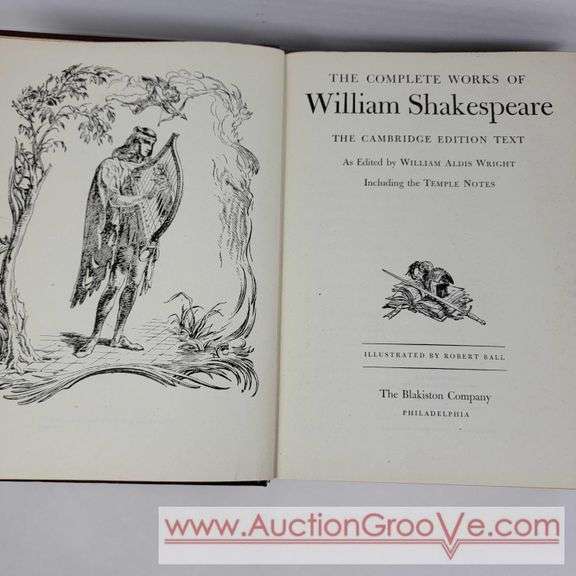 The Complete Works Of Shakespeare. A