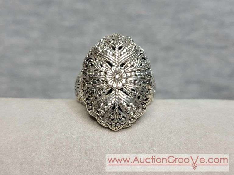 SARDA Sterling Silver Ring. Size 10. 12.7g. JB