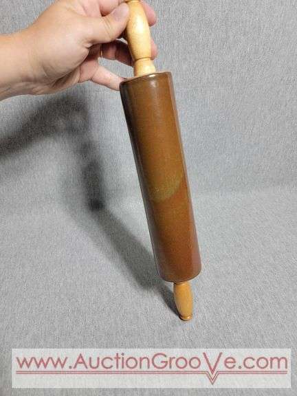 Red Wing Pottery Rolling Pin. 14". B2