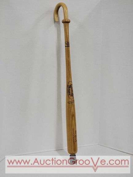 ORIGINAL Cane and Un-Able Louisville Slugger Dale Murphy Baseball Bat Walking Cane. 35". A2