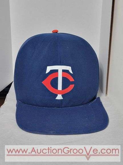 Minnesota Twins Baseball Nap Cap "Hat" Dog / Cat Bed. Has removable bed inside of hat. 25" x 18" x 15". Machine Washable. Appears unused although it does have some fur on it. A4