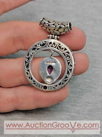 SARDA Sterling Silver Pendant. 13g. JB