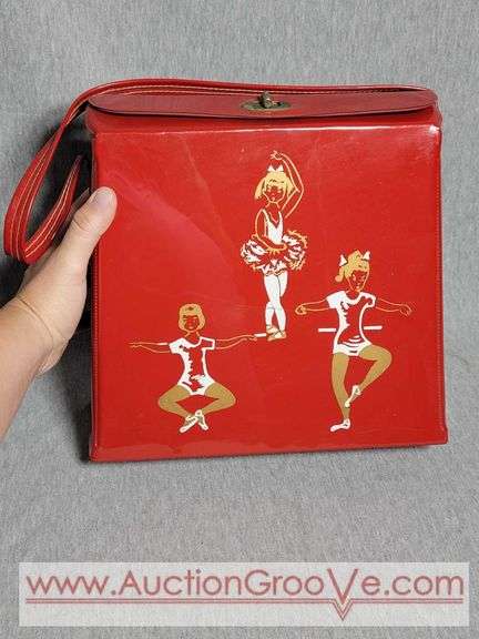 Vinyl Ballerina Lunch Box. Rare, Hard to Find. 10 x 4 x 10. A3