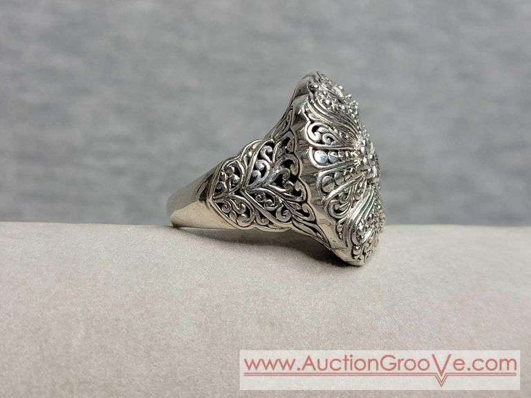 SARDA Sterling Silver Ring. Size 10. 12.7g. JB