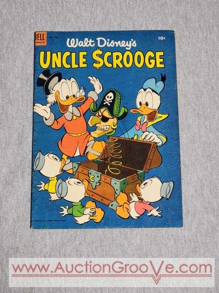 1953 Walt Disney's Uncle Scrooge #495. Golden Age Comic Book. This is Uncle Scrooge #3 in the original Walt Disney Dell Comics series. CB