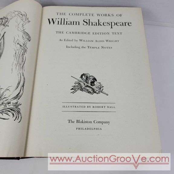 The Complete Works Of Shakespeare. A