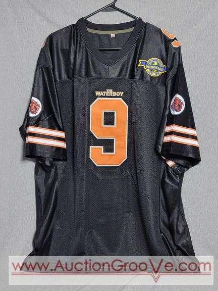 The Waterboy 5th Anniversary Bourbon Bowl Jersey. Boucher #9. Size XL. T4