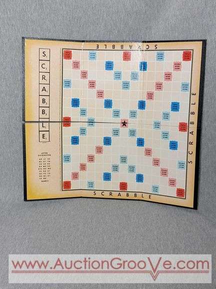 Scrabble. Wooden Box Vintage Game Collection. Parker Brothers. A1