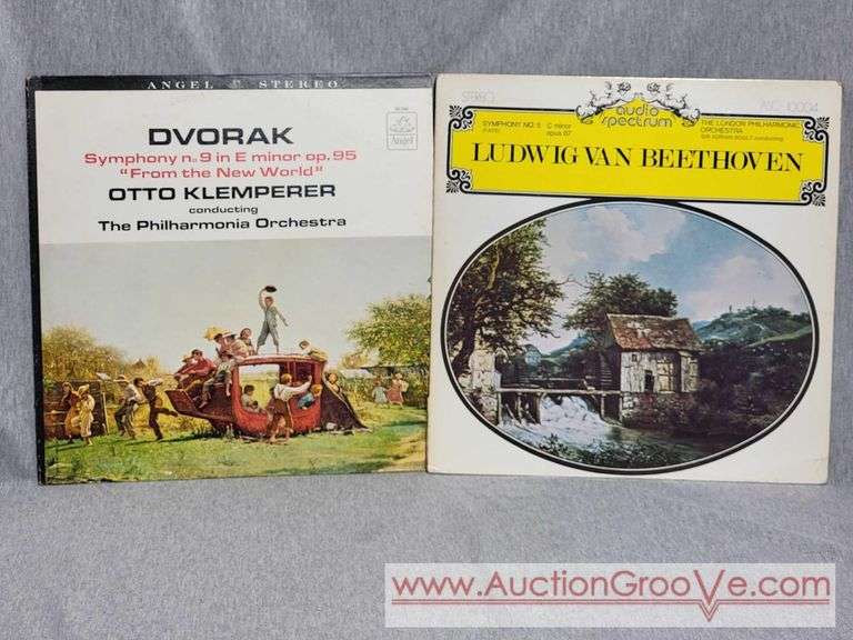 Three Records. Ann Cordio presents how to strip for your husband, Ludwig Van Beethoven, Dvorak Symphony no 9. B2