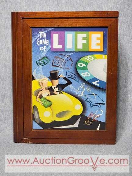 The Game of Life. Wooden Box Vintage Game Collection. Milton Bradley. A1
