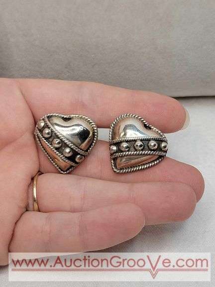 Sterling Silver Earrings. TO-88 Mexico. A3