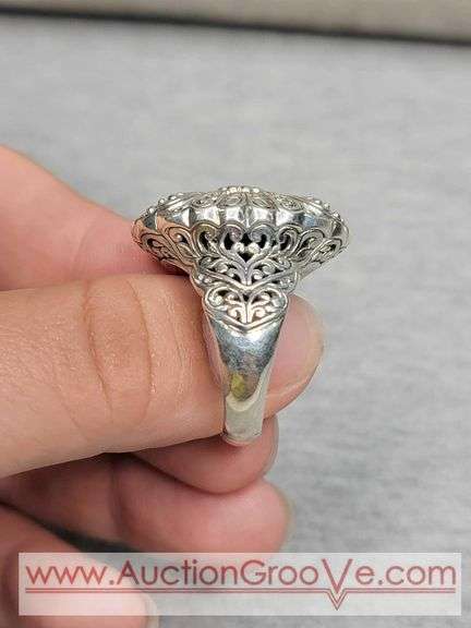 SARDA Sterling Silver Ring. Size 10. 12.7g. JB