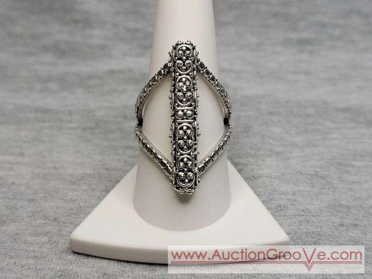 SARDA Sterling Silver Ring. Size 9. 7g. JB