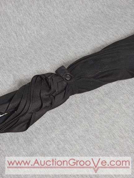 Antique Umbrella. Wooden Handle. A2