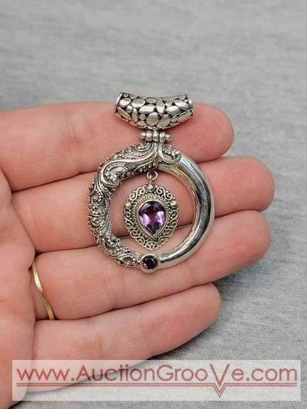 SARDA Sterling Silver Pendant. 13g. JB