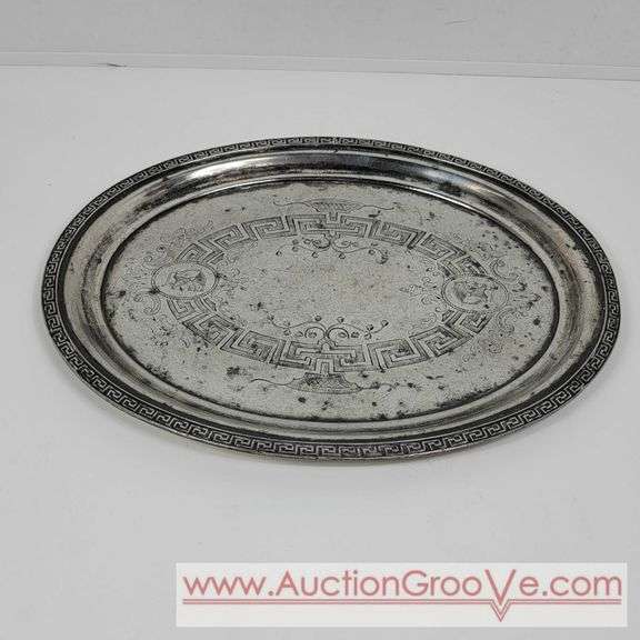 Serving Trays and 2 bowls. F. B. Rogers, L H Vaughan. A