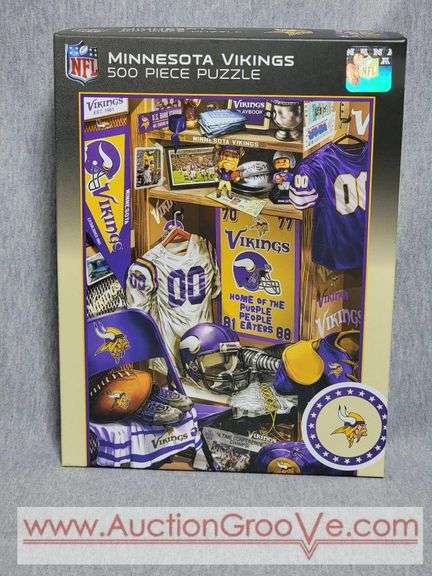 Minnesota Vikings 500 Piece Puzzle. unopened. B3