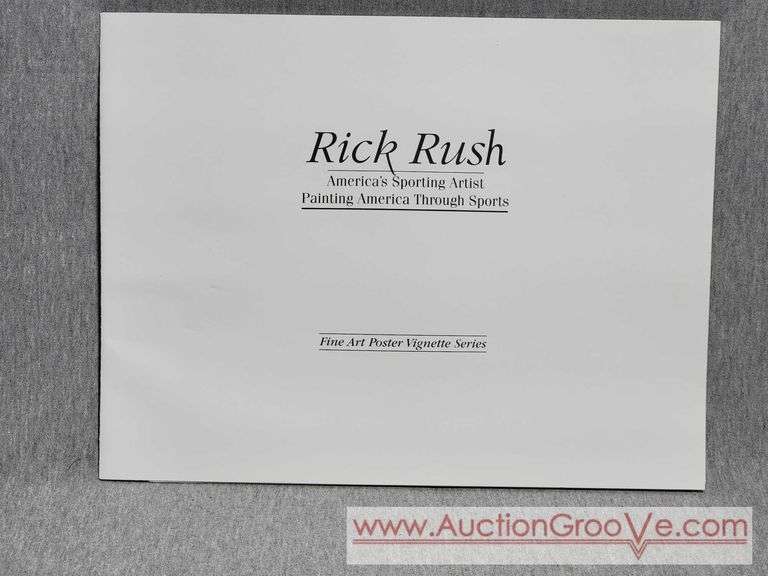 In the Groove Print by Rick Rush. Griffey. 1305 of 5000. 12 x 9. A4
