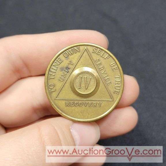 3 AA Chips. Bronze. T5