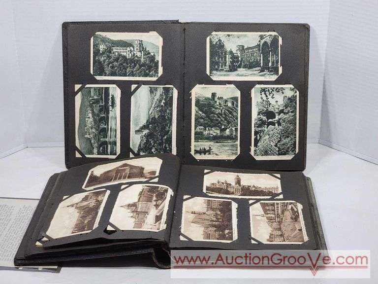 Postcards Collected by Ernest Chitel in 1929 while he and his wife were on a 3 month Tour of Europe. Only a fraction of the pages were photographed so there is much more to this collection. He was Ext