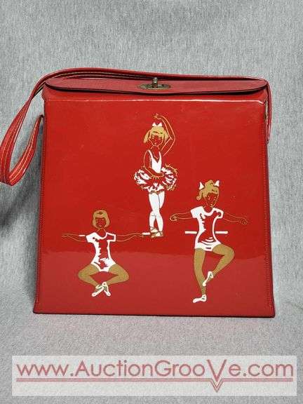 Vinyl Ballerina Lunch Box. Rare, Hard to Find. 10 x 4 x 10. A3