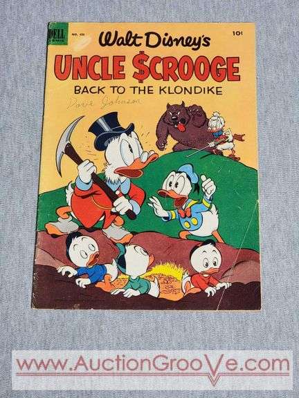 This is Uncle Scrooge #2 in the original Walt Disney Dell Comics series. 1953 Walt Disney's Uncle Scrooge Back to the Klondike #456. Golden Age Comic Book. CB