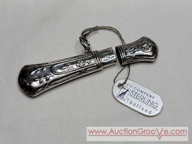 Sterling Silver Needle Case. REO Company. Thailand. MB