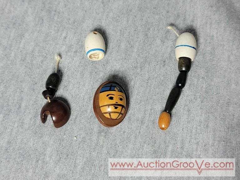 German Wooden Baseball Umpire. He just needs to be strung back together. A2