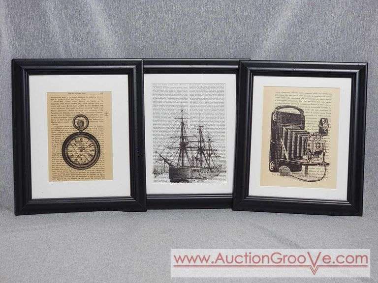 Three Prints. 10 x 12 each. B2