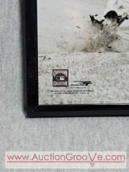 Cooperstown Collection MLB. Ty Cobb Sliding into 3rd Base. 10 x 8.5. A4