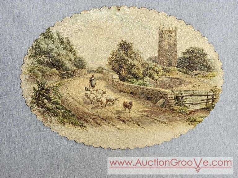 Raphael Tucks & Sons. Artistic Series. A wild Parsons. Publow Church. 13.5 x 10. A3