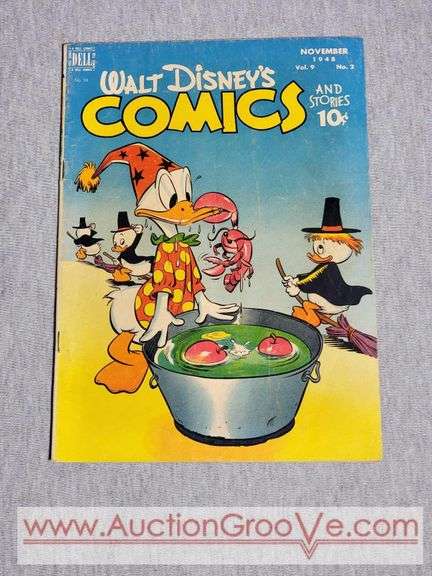 1948 Walt Disney's Comics. Volume 9 #2. Golden Age Comic Book. CB