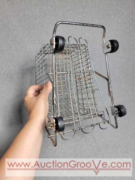 Let's Go Shopping! Miniature Shoping Cart. 12 x 7 x 11. B1