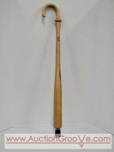ORIGINAL Cane and Un-Able Louisville Slugger Dale Murphy Baseball Bat Walking Cane. 35". A2