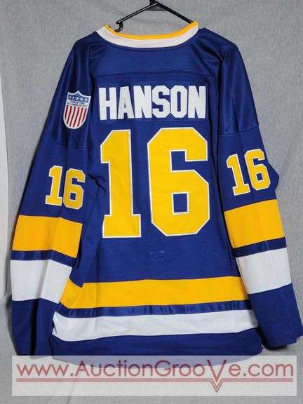 Chiefs #16 Hanson Jersey. Charlestown All American City. Size XL. T4
