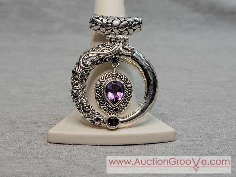 SARDA Sterling Silver Pendant. 13g. JB