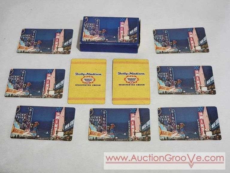 2 Dolly Madison Ace Of Hearts Playing Cards and Las Vegas. T4